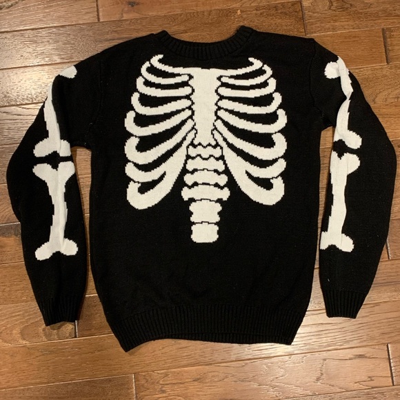 Sweaters | Skeleton Knit Sweater | Poshmark